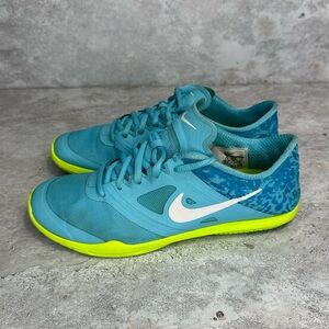 Nike Studio Trainer 2 Shoes Women's‎ 6 Blue Synthetic Lace Up Low Top Sneakers